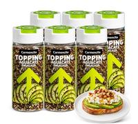 Topping Aguacate Ensalada Carmencita 65 g, Topping sazonador, Ideal para tostadas de aguacate, ensaladas y guacamole, Puede contener trazas de soja, Contiene 6 unidades de 65 g