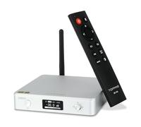 Topping D50 III DAC Preamplificador - LDAC Bluetooth 5.1 Dual ES9039Q2M D/A Chips Soporta DSD512 PCM768kHz, ajuste PEQ y control remoto (plata)