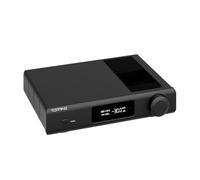 TOPPING D90 III Discreto HiFi DAC totalmente equilibrado - Soporte BT 5.1 Preamplificador de audio de escritorio con control remoto bluetooth (negro)