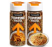 Topping de Pasta Carmencita 65 g, Sazonador Pasta, Ideal para espaguetis y macarrones, Puede contener trazas de apio, cacahuete y soja, Contiene 2 unidades de 65 g