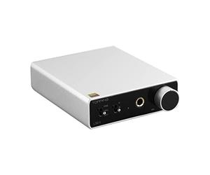 TOPPING L30II NFCA Amplificador de auriculares lineal - Jack de 6,35 mm Adaptador de 3,5 mm Entrada y salida RCA 37Vpp Alto voltaje de salida Mini HiFi Amp Audio Hi-Res Preamplificador Plata