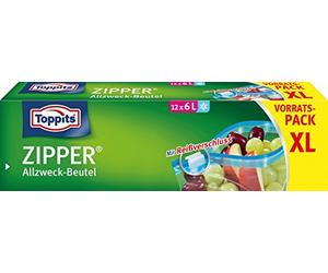 Toppits Bolsa multiusos con cremallera 6 Litros X-Grande