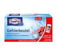 3x Toppits Bolsas para Congelar 30 Unidad 3 Litros Protección Vor Gefrierbrand 3