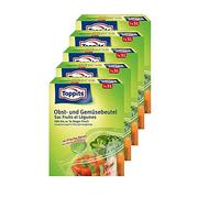toppits de frutas y verduras bolsas de 7 x 3liter Mantiene biszu 3 x frescos durante más tiempo (5 unidades)