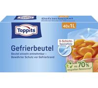TOPPITS FREEZER BAGS 1L