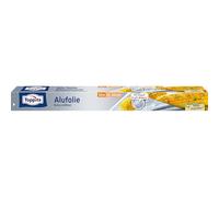 Toppits - Lámina de aluminio extraancha (10 m, ancho 44 cm, caja dispensadora), color plateado