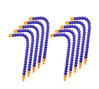 Toppros - Manguera flexible de refrigerante de aceite (10 unidades, 1/4 pt), color azul y naranja