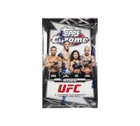 Topps - Caja de tarjetas coleccionables cromadas de UFC Hobby 2026 (2 autógrafos por caja de tarjetas intercambiables)
