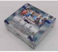 Topps Chrome UEFA Club Competitions Jumbo Soccer Box Tarjetas 2025-26