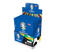 Topps Colección Oficial de Stickers EURO 2024 - Full Box (50 Paquetes), 6 Pegatinas por Paquete (300 Pegatinas), Papel, Estilo Moderno