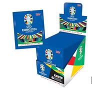Topps Official Euro 2024 Sticker Collection - Full Box (100 packets). 6 stickers
