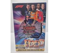 Topps F1 Turbo Attax Temporada 2026 Super Tin: 72 Cartas, 8 Exclusivas