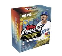 Topps Finest MLB Baseball Mega Box 2026, 8 paquetes, 6 tarjetas por paquete, 48 tarjetas coleccionables