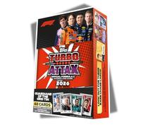 Topps Formula 1 Turbo Attax 2026 Mega Tin Guardians of the Grid & Sunshine State - 48 tarjetas comerciales + protección de envío HeartGlobal