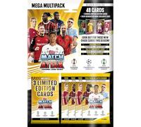 Topps Ucl Partido Attax 2024/25 Mega Multipack 48 Tarjetas + 3 Edición Limitada