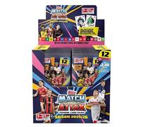 Topps Match Attax Bundesliga 2025/2026 - Display Box con 36 Boosters - Juego de cartas oficiales - 12 cartas por booster - Tarjetas coleccionables temporada 25/26 incluye protección de envío