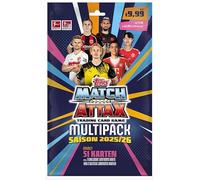 Topps Match Attax Bundesliga 2025/2026 - Multipack de 51 cartas con 1 edición limitada exclusiva - Juego oficial de cartas de la Bundesliga - Temporada 25/26