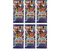 Topps Match Attax Bundesliga 2025/26 - 6 paquetes de refuerzo con 12 cartas cada uno - Tarjetas comerciales para coleccionistas y aficionados al fútbol