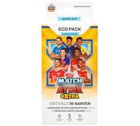 Topps Match Attax Extra 2025/2026 - Paquete ecológico de 39 Tarjetas 2 Electrix Limited Editions + 1 Exclusiva Tarjeta X-Calibre UEFA Champions League Trading Cards