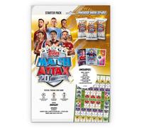 Topps Match Attax UCC 2026/27 - Online Exclusive Starter Pack | Incluye una carpeta de anillas, una lista de control, un tablero de juego y 51 cartas, incluida la carta LE Black Nitro.