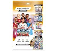 Topps Match Attax UEFA Champions League Starter Pack 2025/2026 - Carpeta coleccionable, 28 tarjetas, 2 tarjetas combinadas de edición limitada y tácticas, incluye protección de envío HeartGlobal