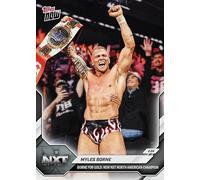 Topps Now WWE NXT Myles Borne #20, 2024 Carta de intercambio, Campeonato Norteamericano NXT