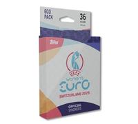 Topps Oficial - Colección de pegatinas Euros 2025 - Eco Pack con 6 bolsas (36 pegatinas) - Protección de envío Heartforcards®