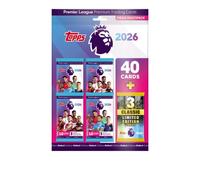 Topps Premier League 2027 Mega Multipack de Tarjetas: 40, 3 Exclusivas