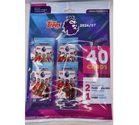 Topps Premier League 2027 Mega Multipack de Tarjetas: 40, 3 Exclusivas