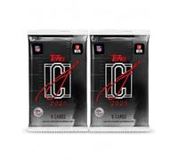 Topps Signature Class 2025 - Paquete de tarjetas coleccionables de fútbol, 2 paquetes sellados de fábrica, 16 tarjetas en total, tarjetas de fútbol de la NFL para coleccionistas