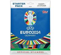 Topps Starter Pack - Álbum de recortes con 24 pegatinas + protección de envío Heartforcards®