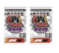 Topps Turbo Attax F1 2025 - Booster Pack | Diamond Collection | 12 tarjetas + heartforcards® protección de envío