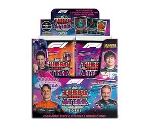 Topps Turbo Attax Fórmula 1 2023, Cartas coleccionables - Caja Completa