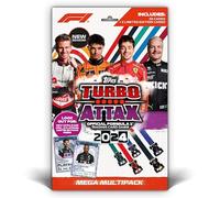 Topps Turbo Attax Fórmula 1 2024 - Mega Multipack - Contiene 39 Cartas Turbo Attax más 2 Cartas Limited Edition.