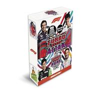 Topps Turbo Attax Formula 1 2024 - Mega Tin - Revved Up - Contiene 66 Cartas, Incluyendo 6 LE y 4 Cartas exclusivas 'Revved Up'