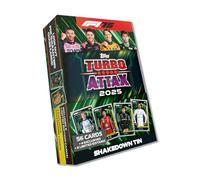 Topps Turbo Attax Formula 1 2025 - Mega Lata - Shakedown - Contiene 66 tarjetas, incluyendo 6 tarjetas LE y 4 tarjetas exclusivas