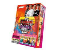 Topps Turbo Attax Formula 1 2026 - Mega Tin - Sunshine State F1 - Tarjetas de fórmula 1 y cargador superior BB-Toy-Trades