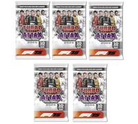 Topps Turbo Attax Formula 1 Season 2025 5X Booster Packs F1 Formula 1 Tarjetas y BB-Toy-Trades Toploader