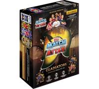 Topps UCC Match Attax 2025/26 - Mega Tin - Spartans - contiene 45 cartas Match Attax más 3 cartas exclusivas de Gladiators LE.