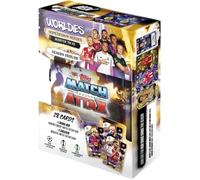 Topps UCC Match Attax 2025/26 - Mini Tin - Homegrown Heroes - contiene 28 cartas Match Attax más una Star Boy LE al azar y 3 cartas exclusivas de 'Worldies' LE.
