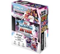 Topps UCC Match Attax 2025/26 - Mini Tin - Iconos internacionales - Contiene 28 Cartas Match Attax más una Star Boy LE al Azar y 3 Cartas exclusivas 'Worldies' LE.