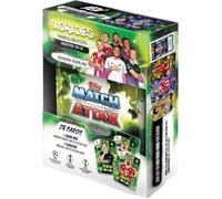 Topps UCC Match Attax 2025/26 - Mini Tin - World Beaters - Contiene 28 Cartas Match Attax más un Star Boy LE Aleatorio y 3 Cartas LE 'Worldies' exclusivas.
