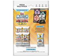Topps UCC Match Attax Extra 2026 - Mega Multipack - Contiene 48 Cartas, además de 3 Cartas Electrix LE aleatorias y 1 Carta Facsimile Pro-View Signature Style aleatoria.