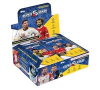 Topps UCC Superstars 23/24 - Full Box - 24 Paquetes de UEFA Superstars 2024 (8 Tarjetas por paquete/192 Tarjetas)