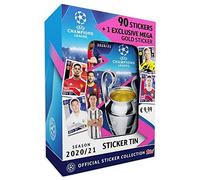 Topps UCL Mini lata pegatinas T.20/21 (9 sobres)
