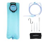 TopQuaFocus Kit de bolsa de enema portátil Bolsa de enema para hombres Mujeres Limpieza de colon Anel Douche Hombres 3L