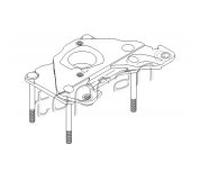 TOPRAN 100 582 Brida carburador con perno de anclaje