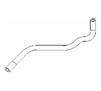 TOPRAN 103 002 Tubería de radiador debajo Compatible con VW Golf 3 1H1 Golf 3 Variant 1H5 Vento 1H2 Passat B3/B4 Sedán 3A2, 35I, SEAT Ibiza II 6K1