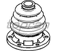 TOPRAN 103 218 Fuelle árbol de transmisión