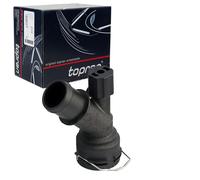TOPRAN 111 243 Brida de refrigerante con junta con pinza/grapa con válvula de ventilación